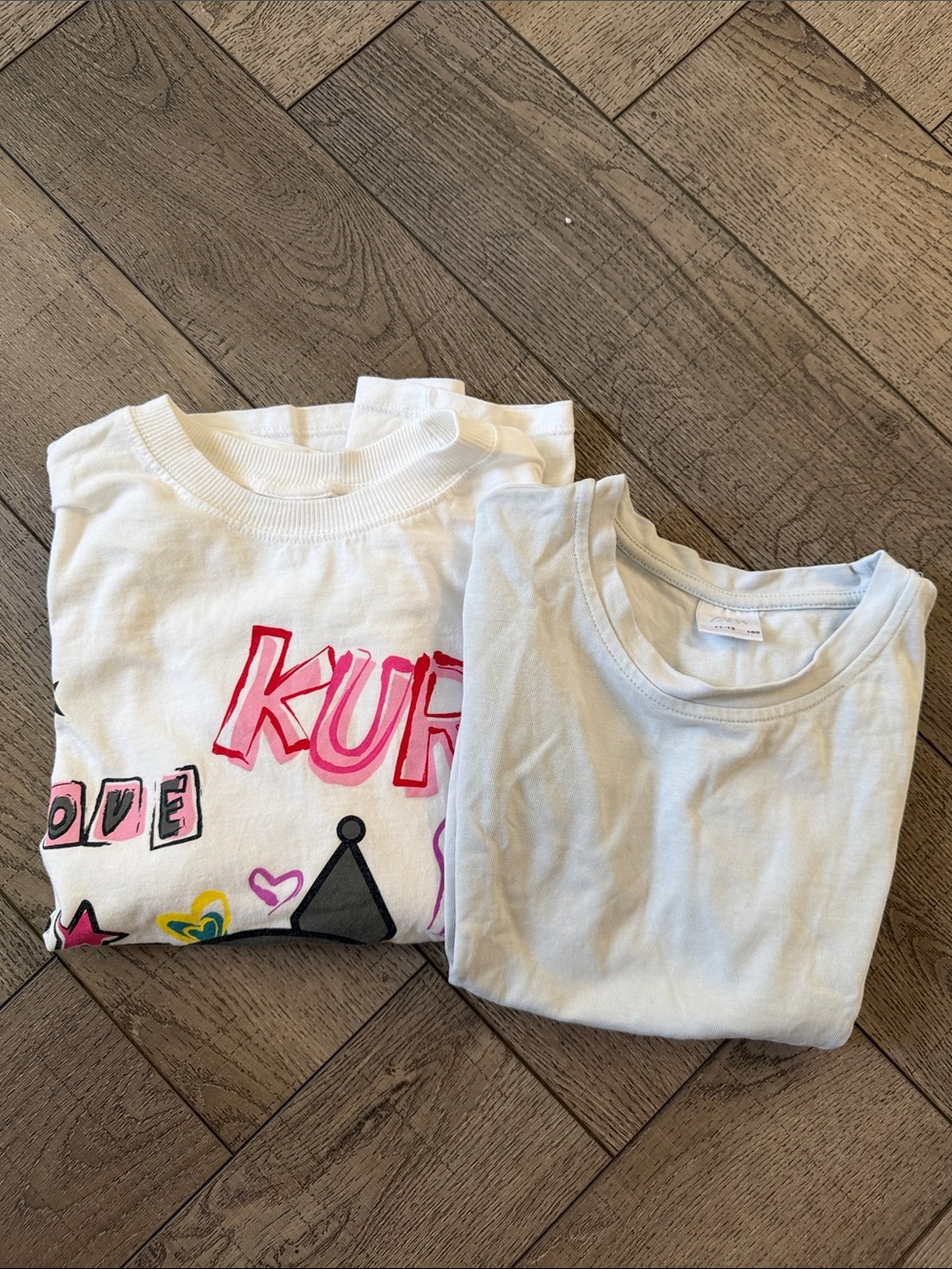 Zara Bundle- White Kuromi Tee & Light Blue Tee